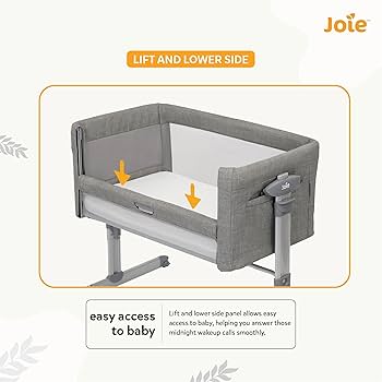 Joie 折りたたみベビーベッド グレー　/ Joie Folding Crib Joie 折りたたみベビーベッド グレー / Joie Folding Crib